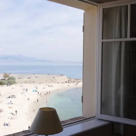 Bord De - Ac, Wifi, Chic, Sea View, 2 Minutes Walk Apartamento Antibes